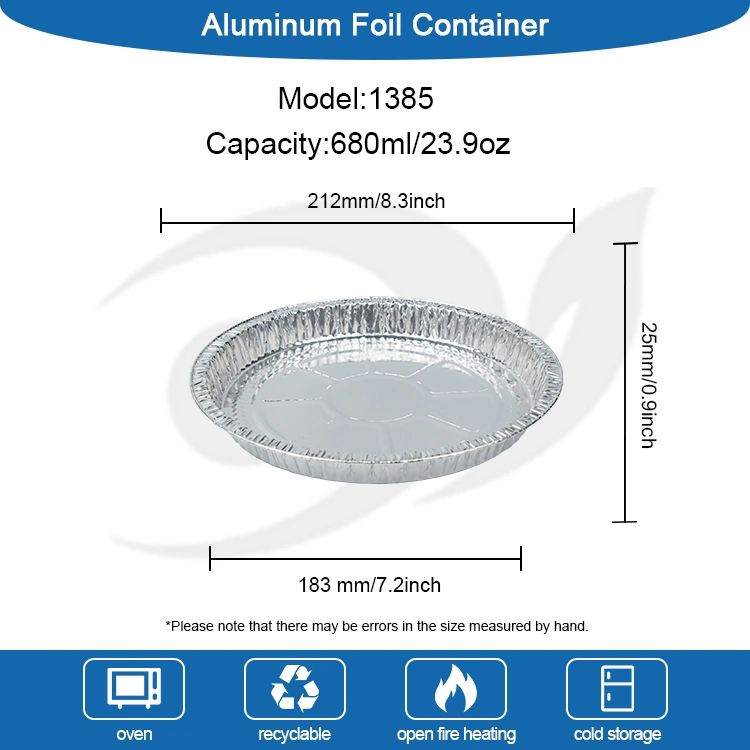 7-9 orlach coimeádáin scragall alúmanaim airgid pizza pizza