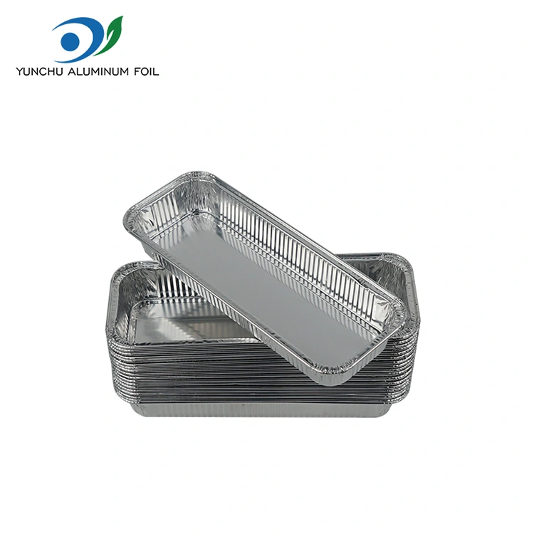 Coimeádáin scragall alúmanaim airgid arán dronuilleogach bácáilte