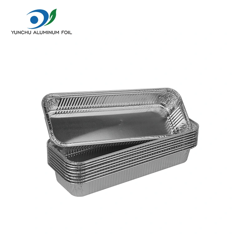 Coimeádáin scragall alúmanaim airgid arán dronuilleogach bácáilte