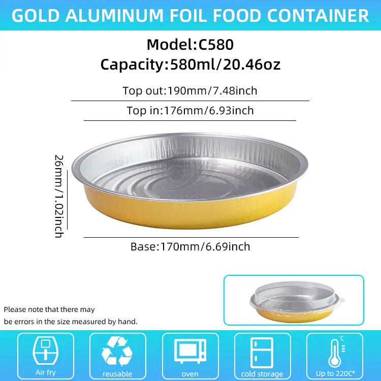 Babhtaí bácála indiúscartha coimeádáin scragall alúmanaim