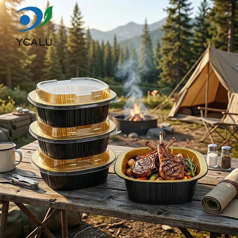 Bosca cearnach dénaural indiúscartha ór dubh Gabhdáin Scragall Alúmanam