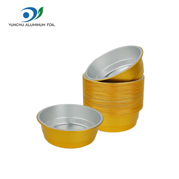 Coimeádáin scragall alúmanaim bhabhta órga indiúscartha