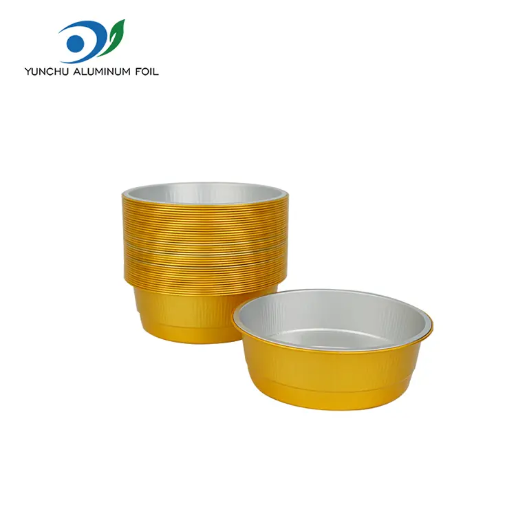 Coimeádáin scragall alúmanaim bhabhta órga indiúscartha