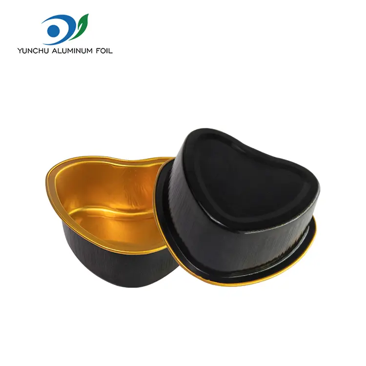 Coimeádáin scragall alúmanaim réidh le cruth croí-chruthach