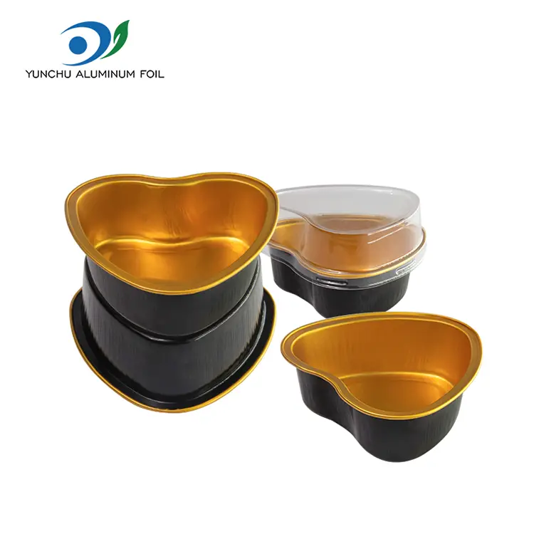 Coimeádáin scragall alúmanaim réidh le cruth croí-chruthach