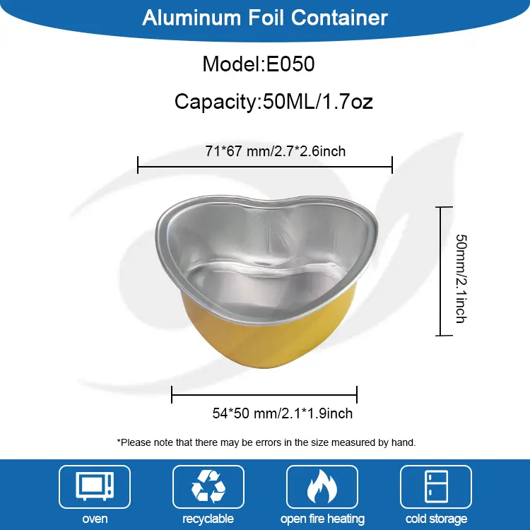 Coimeádáin scragall alúmanaim réidh le cruth croí-chruthach