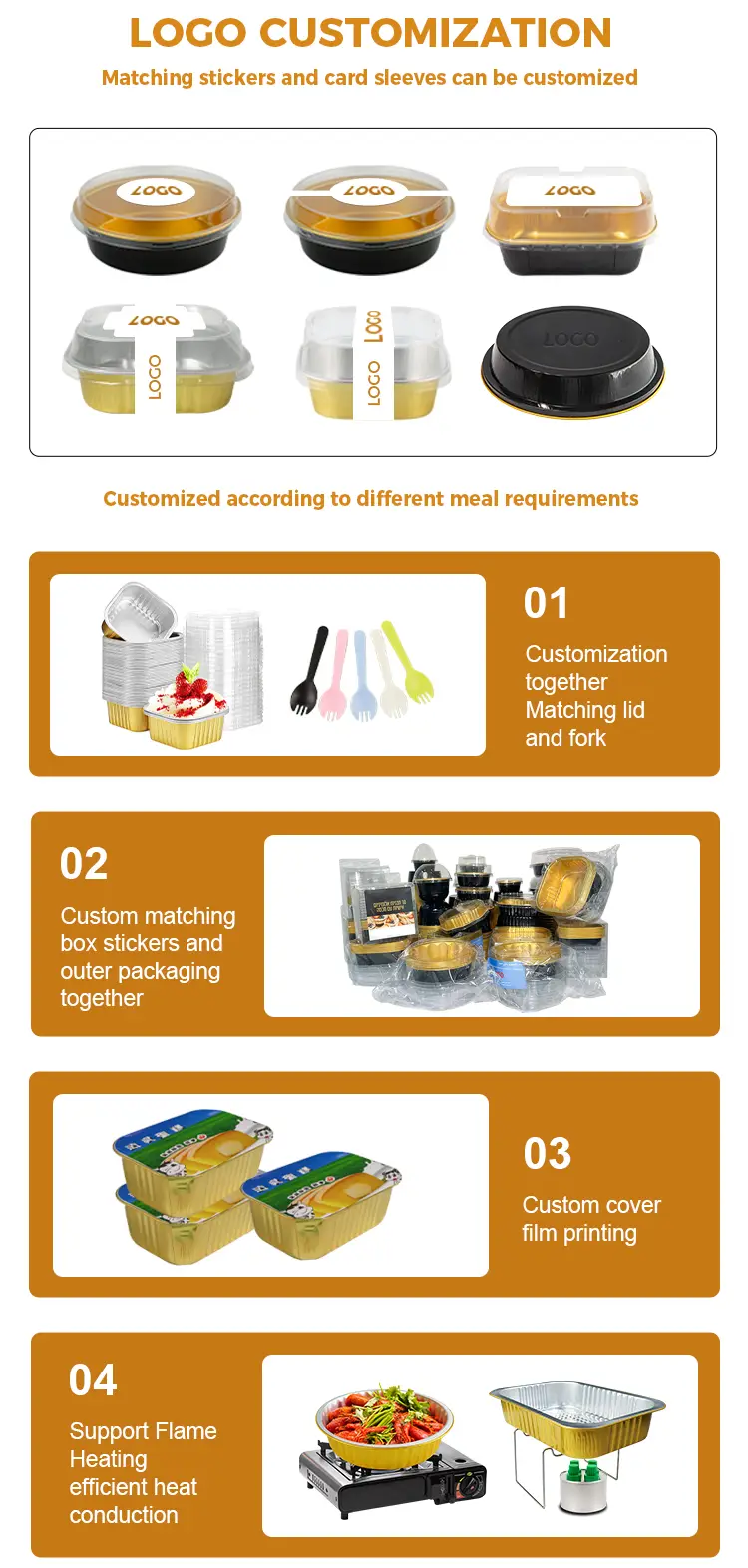 Rectangular take-out baking sheet Silver Aluminum Foil Containers