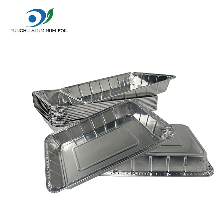 Coimeádáin scragall alúmanaim airgid mór -ghreamaithe éisc grilled