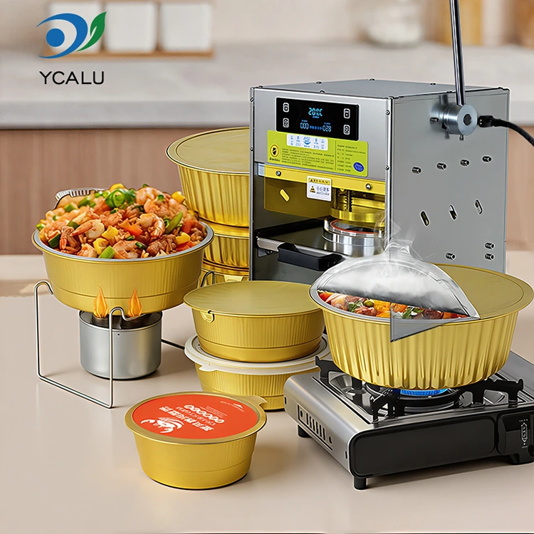 Meaisín Séalaithe Teas Lámhleabhar le Coimeádáin Scragall Alúmanam Óir