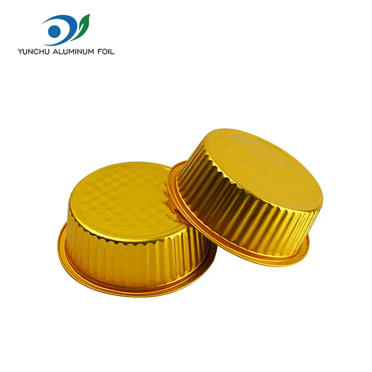 Coimeádáin scragall alúmanaim bhabhta órga pota beag te takeaway